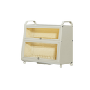 [Llevá 2 Pagá 1] Organizador de Platos MyLife en Acero Inoxidable con Vidrio Templado y Divisiones Inteligentes +REGALO: Kit de Utensilios de Cocina