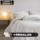 [Llevá 2 Pagá 1] Ropa de Cama Completa en Algodón y Seda con Diseño Moderno + REGALO: 2 Fundas para Almohada